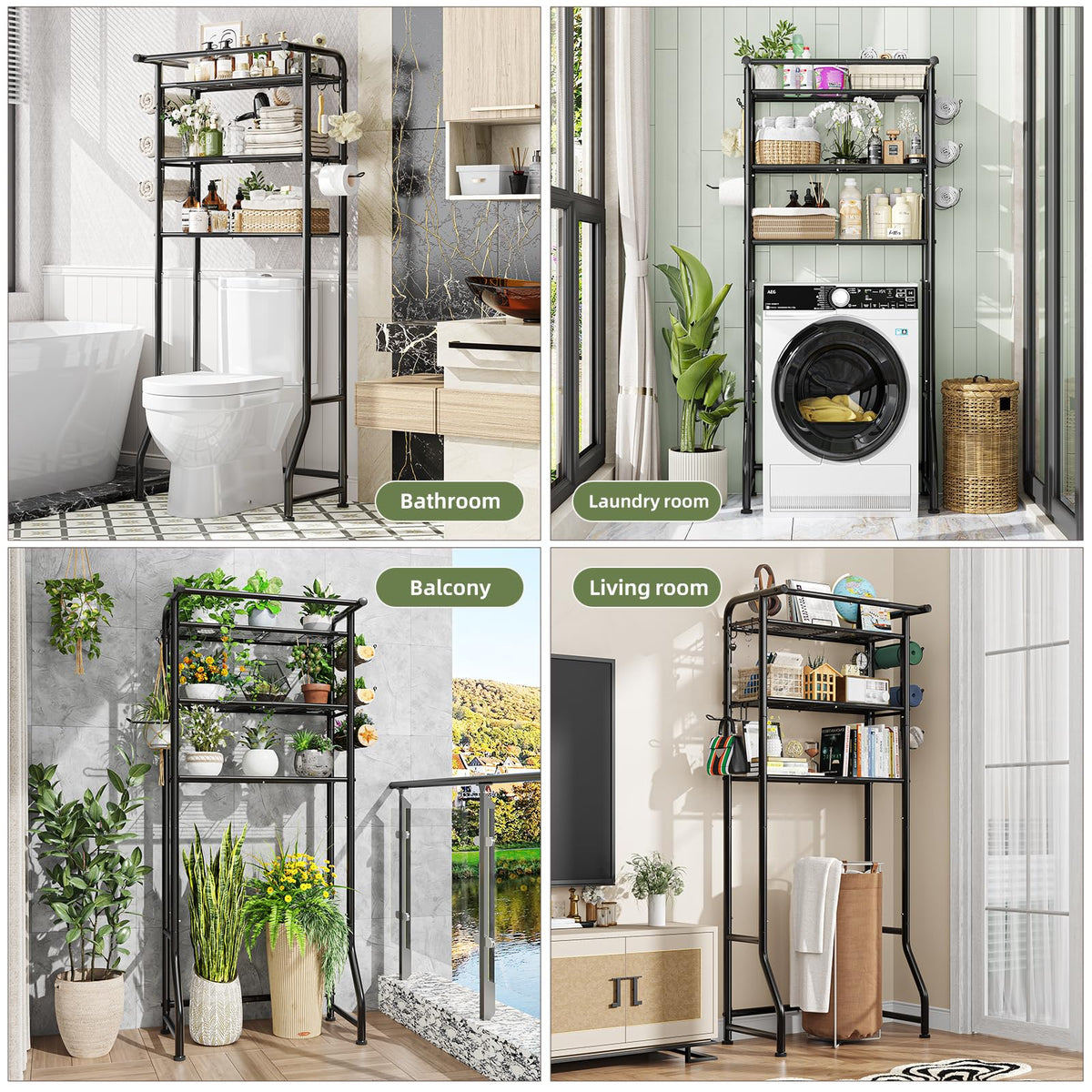 Simple Trending bathroom shelf with paper holder keeps essentials organized and reachable.