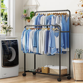 Simple Trending black metal rack complements modern interiors and versatile rooms