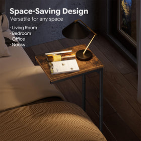 Simple Trending C-shaped end table assembly instruction view with numbered parts