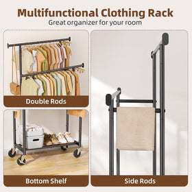 Simple Trending rack uses heavy-duty metal for durability and longevity.