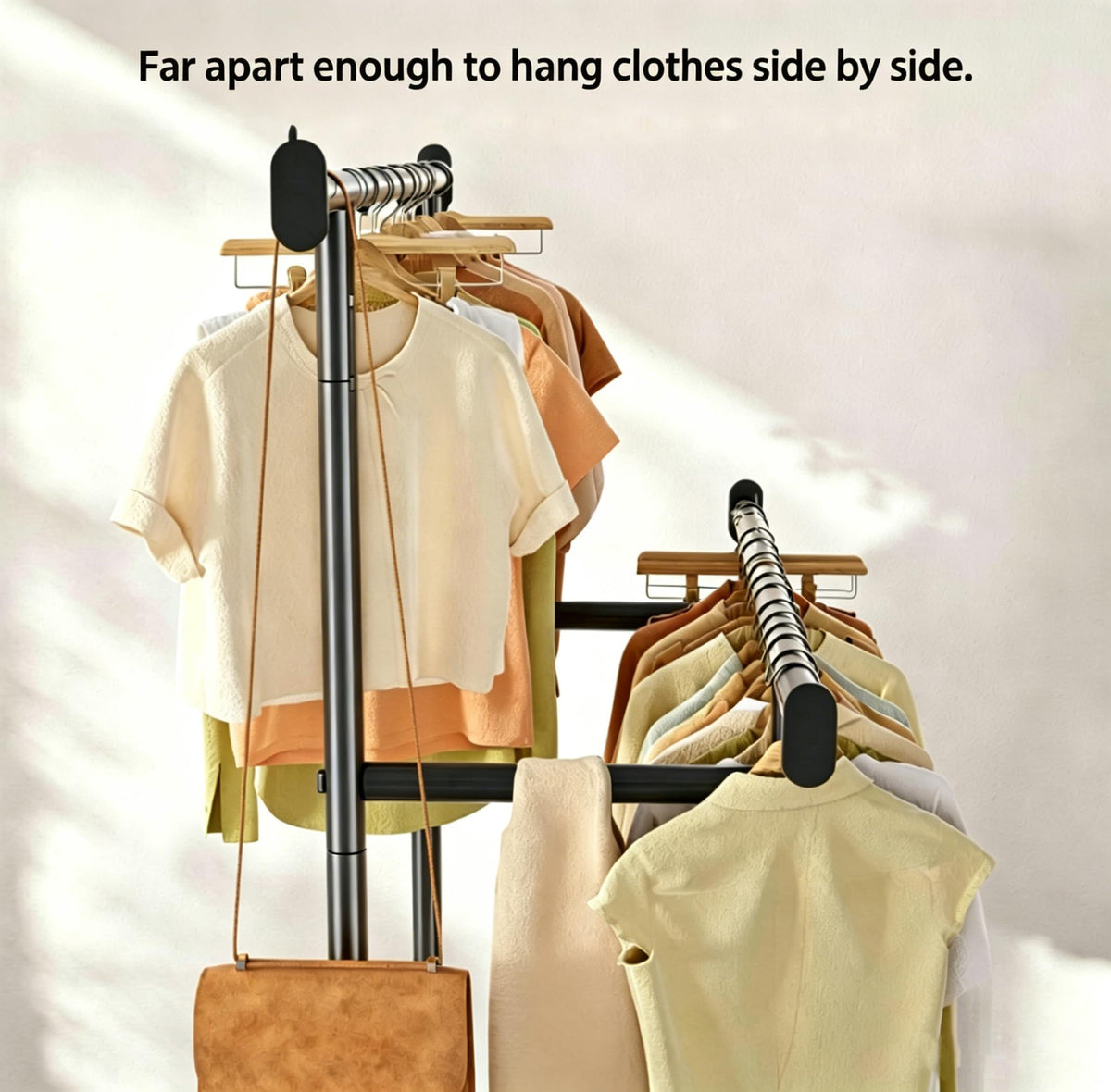 Simple Trending portable closet rack assembles quickly for instant organization.