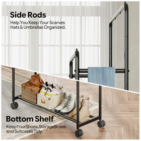 Simple Trending double-tier rack fits entryways and offices with style