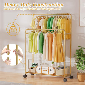 Simple Trending gold rack includes clear instructions and a tool for easy assembly.