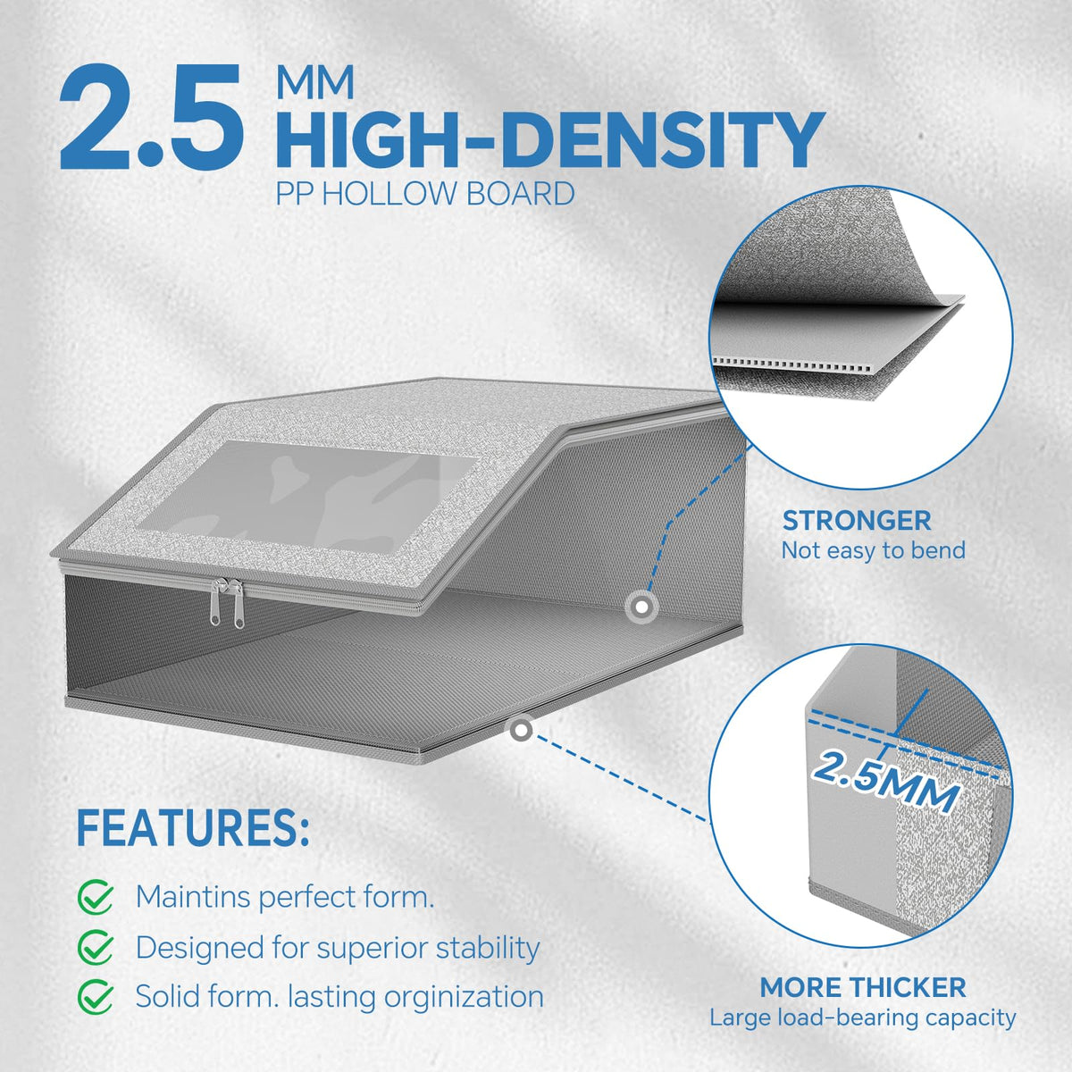 Simple Trending 24-cap capacity organizer helps manage large collections.