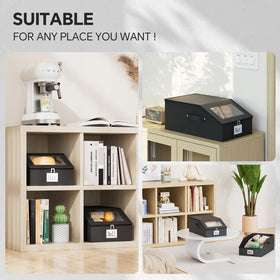 Simple Trending hat organizer protects hats from dirt and humidity in closet.