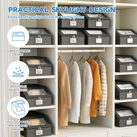 Simple Trending hat organizer transparent lid enables quick hat retrieval.
