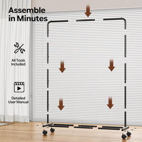 Simple Trending multi-use clothes rack suitable for cloakrooms and offices.