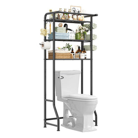 Versatile storage solution suitable for bathrooms and other rooms.