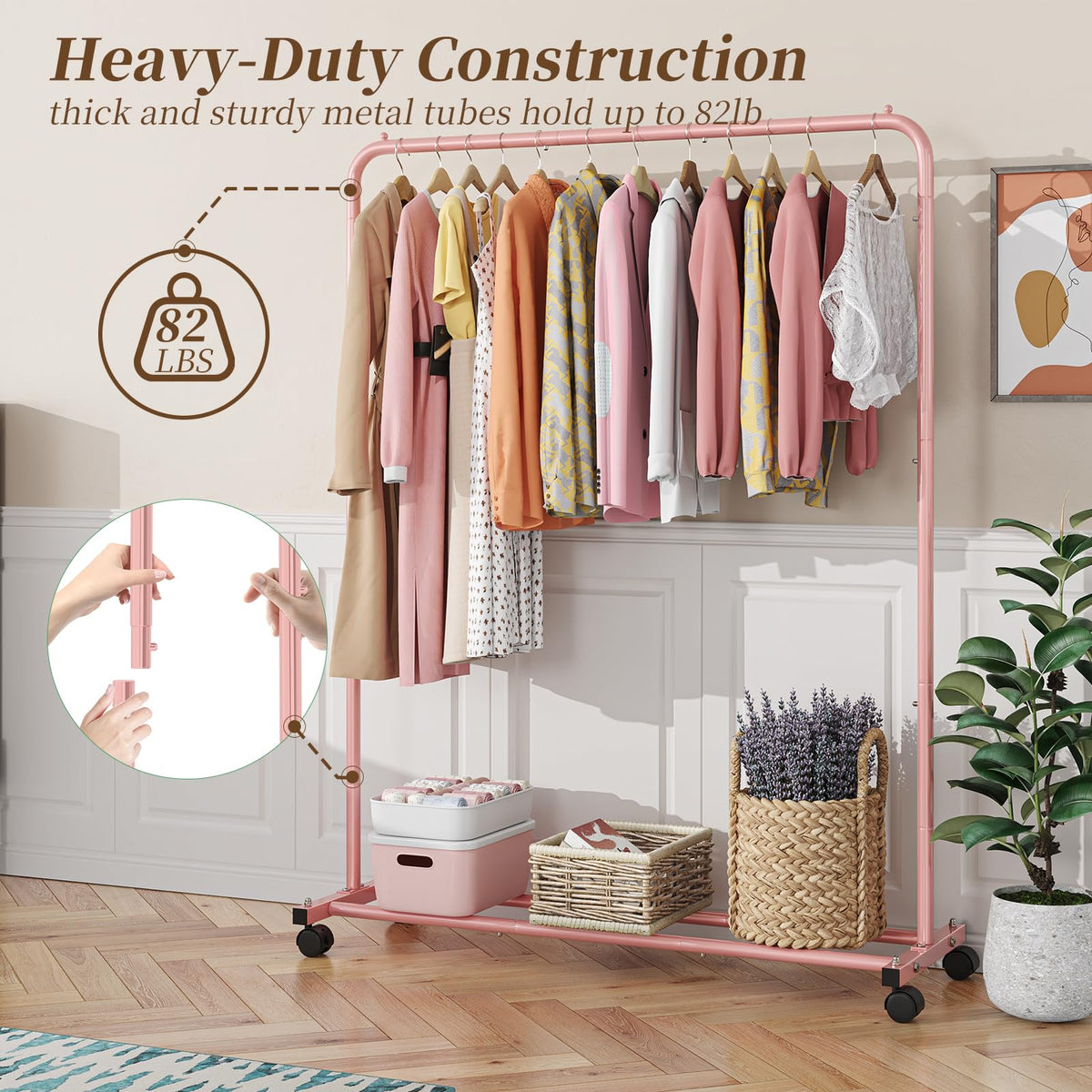 Simple Trending multipurpose clothes rack suits porch, living room, bedroom for extra storage.
