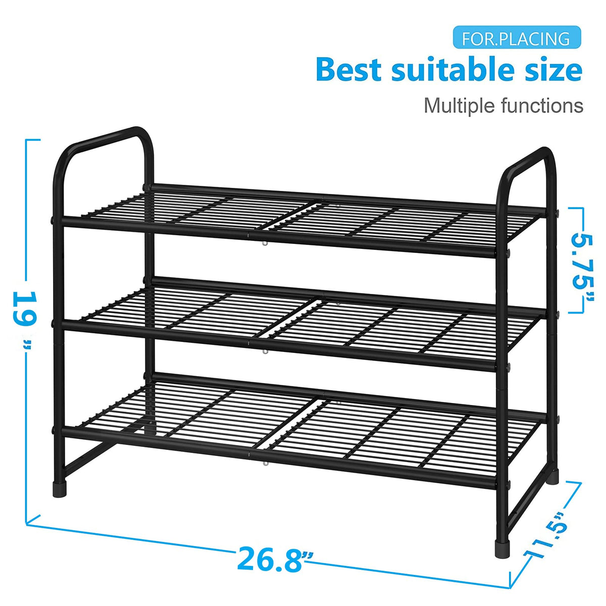 Simple Trending multipurpose storage for closet organization and more.