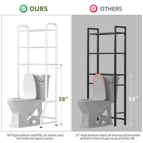 Simple Trending removable hooks illustrate flexible bathroom organization