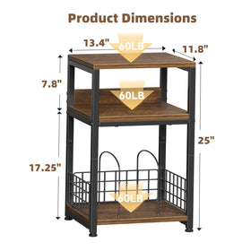 Room-ready setup of the Simple Trending stand fits living rooms and bedrooms.