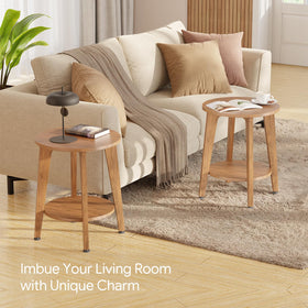 Simple Trending Round Side Table with easy assembly and included tools