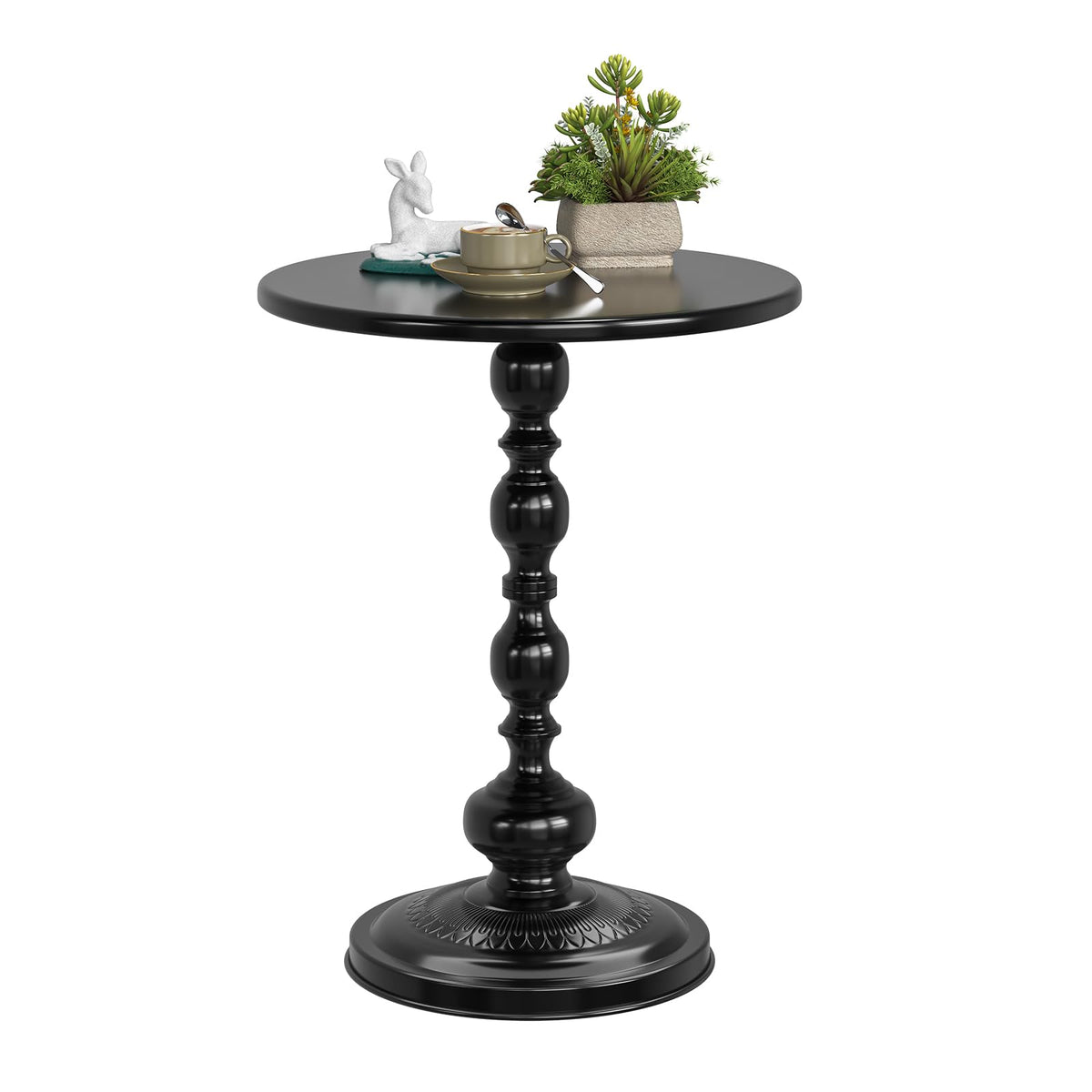 Simple Trending round side table with matte finish, ideal living room accent and easy placement.
