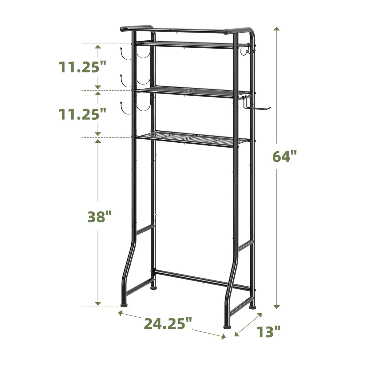 Secure, easy assembly with labeled parts and Allen key.