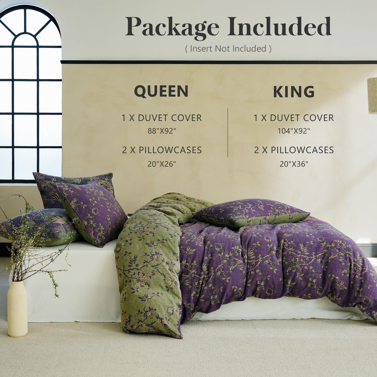 Simple&Opulence muslin bedding all-season comfort suitable for warm summers and cool winters.
