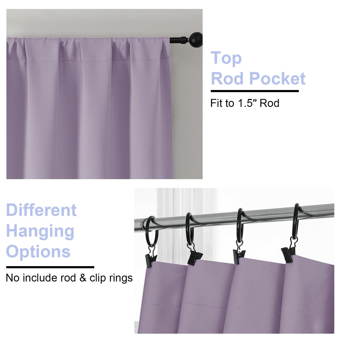 Simplebrand Ava Lilac light-blocking fabric close-up emphasizes privacy and shade