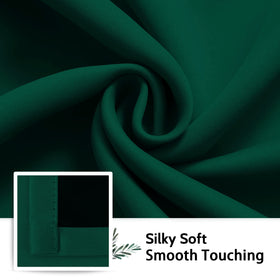 SimpleHome children's room curtains dark green shade ideal for daytime naps