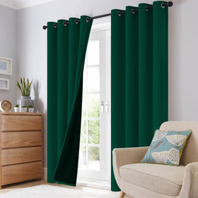 SimpleHome easy-care curtains machine washable quick ironing for a crisp look
