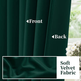 SimpleHome velvet curtains reduce exterior noise for quieter spaces