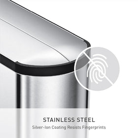 simplehuman code r liners fit precisely, keeping bags neat and secure.