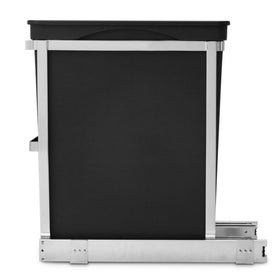 simplehuman commercial-grade ball-bearing tracks image focusing on smooth drawer glide