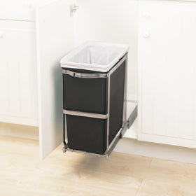 simplehuman heavy-duty steel frame close-up highlighting durable construction for daily use