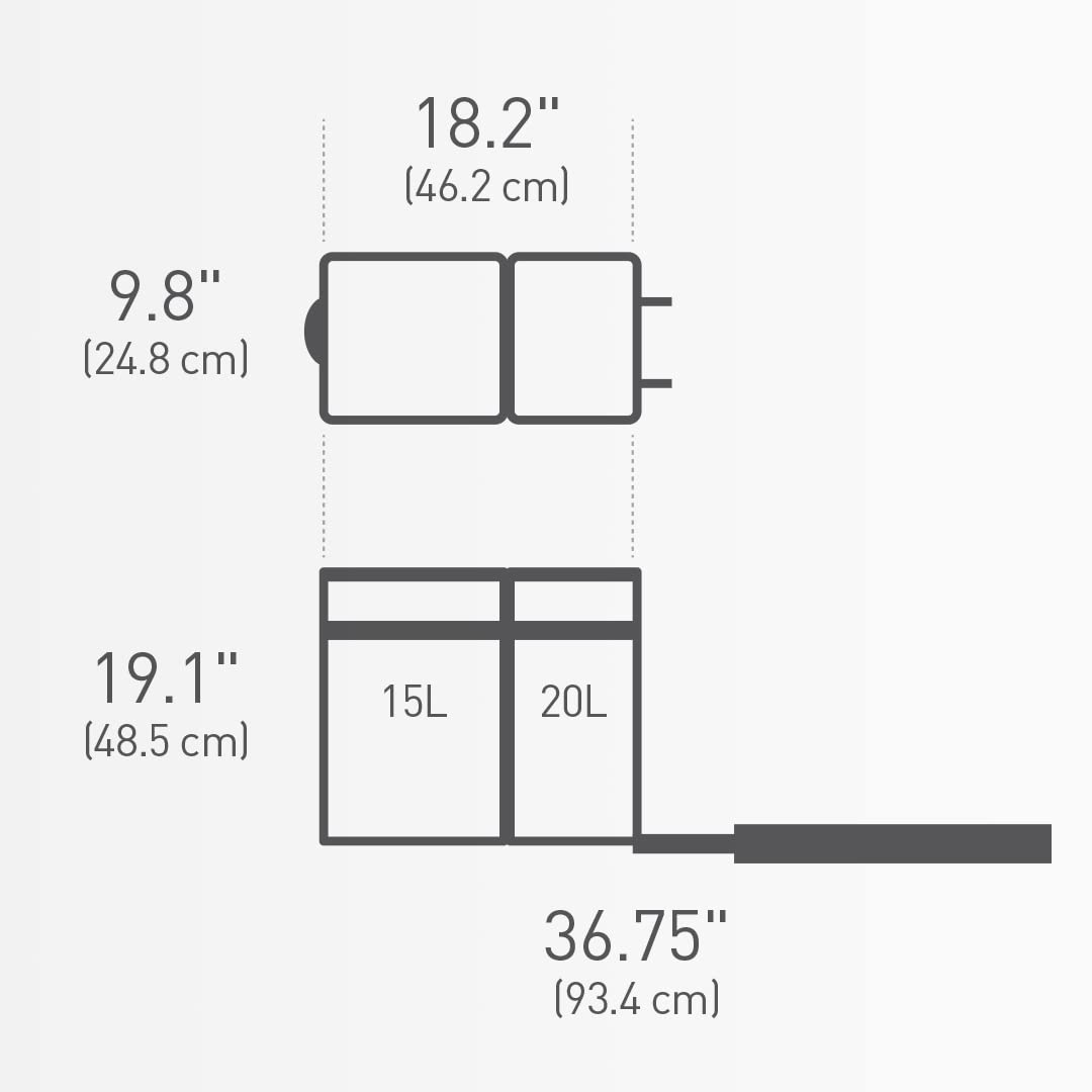 under-cabinet pull-out system enhances kitchen organization