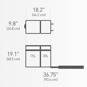 under-cabinet pull-out system enhances kitchen organization
