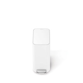 simplehuman Lid Shox silent close keeps bathroom noise to a minimum.