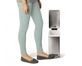 simplehuman lid shox silent close feature for quiet operation