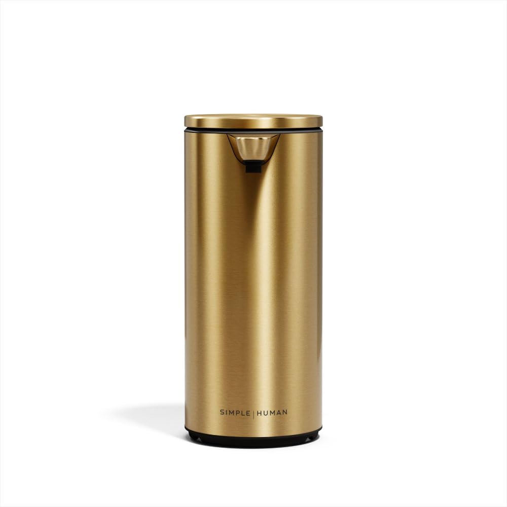 simplehuman liquid sensor pump 9oz front view for touchless handwashing.