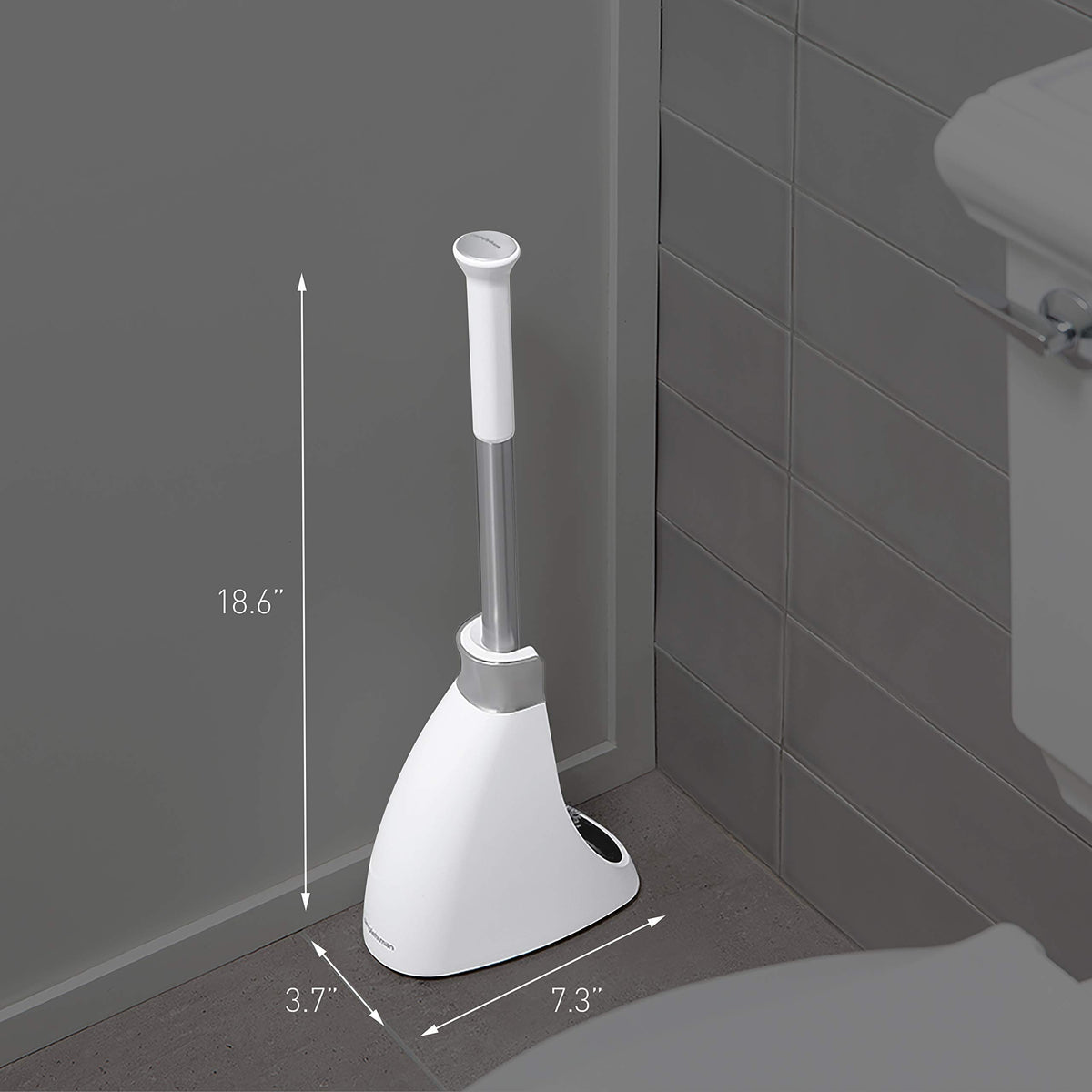 Simplehuman magnetic drip-free collars prevent drips when carrying both tools.