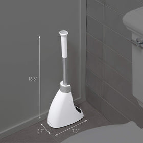 Simplehuman magnetic drip-free collars prevent drips when carrying both tools.