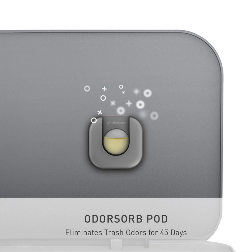Brushed stainless steel finish resists fingerprints and cleans easily.
