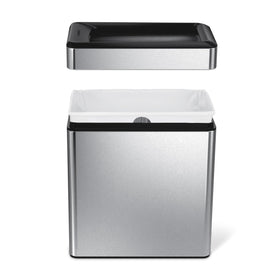 simplehuman Slim Open Can 10L ADA-compliant design supports accessible facilities.