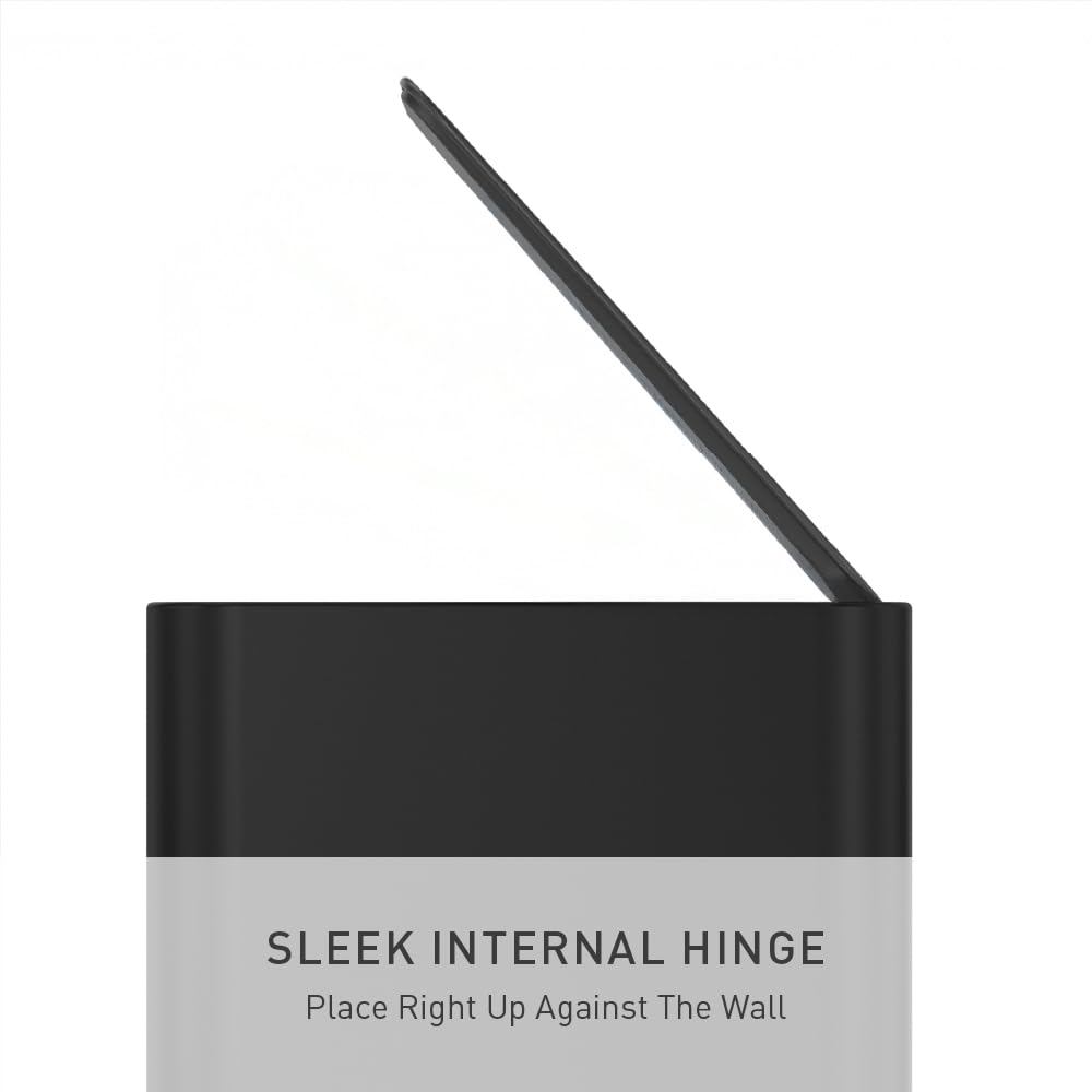 simplehuman Slim Step Can 5L liner pocket inside for easy liner access