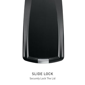simplehuman 40L slim trash can with pedal action delivers hands-free operation and quiet use
