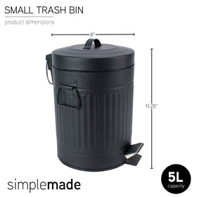 SIMPLEMADE 5 L trash can designed for bathroom and office use.