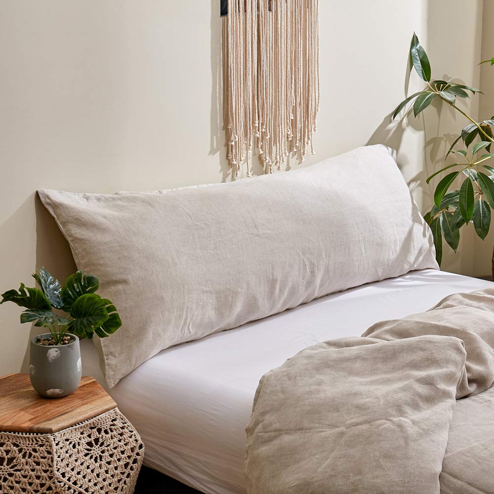 Simple&Opulence easy-care linen pillowcase with simple washing and drying steps