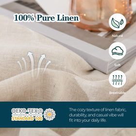 Simple&Opulence envelope-closure pillowcase shown for easy insert and secure fit