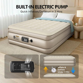 Simpli Comfy Sure-Grip Base anchors the mattress to prevent sliding on any floor.