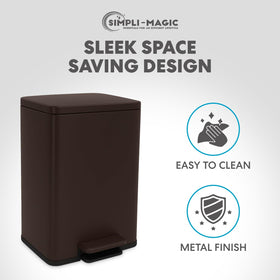 SIMPLI-MAGIC 50L lid lock keeps lid open during bag changes