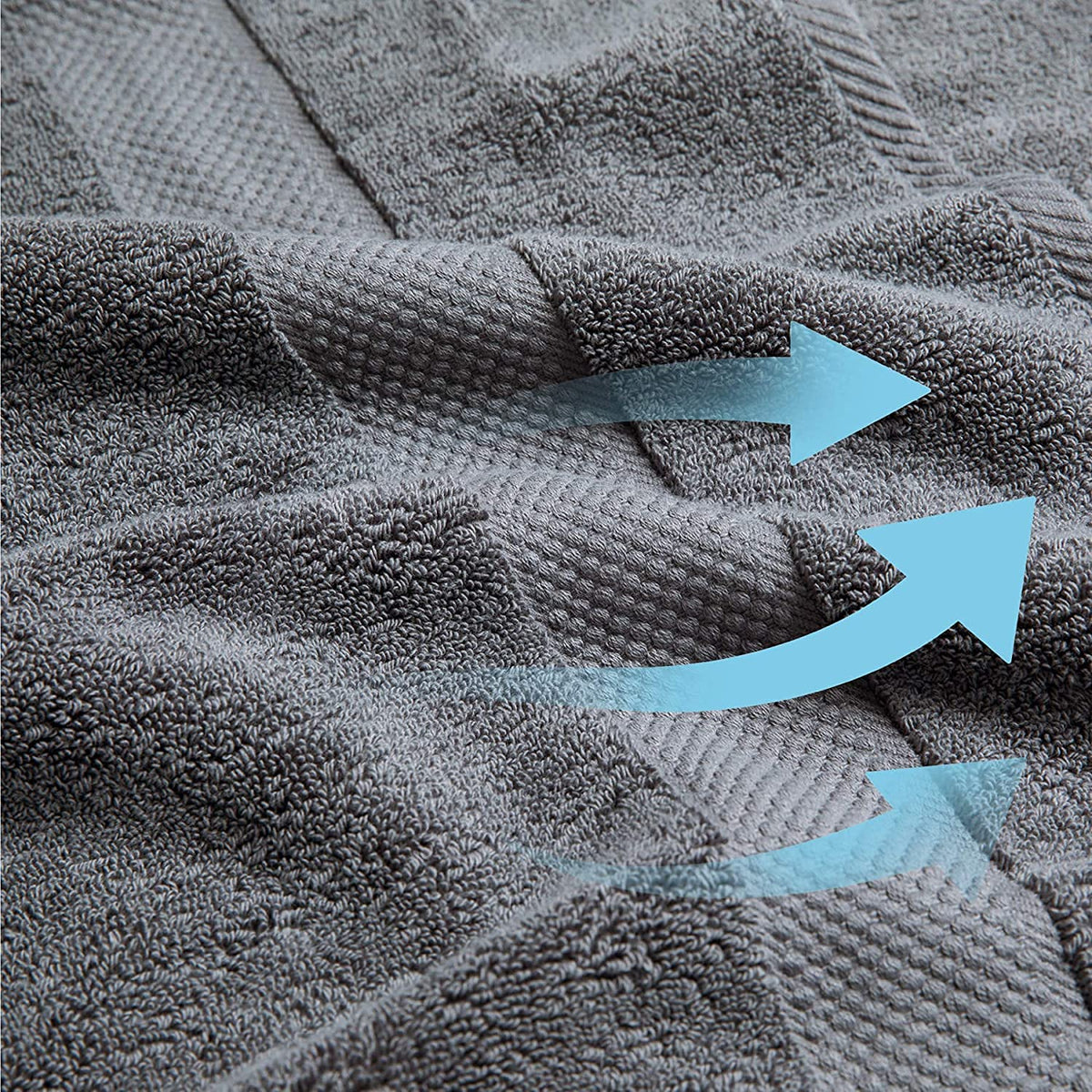 SIMPLI-MAGIC soft cotton texture near towel rack for daily luxury