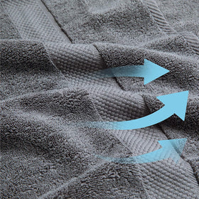 SIMPLI-MAGIC soft cotton texture near towel rack for daily luxury