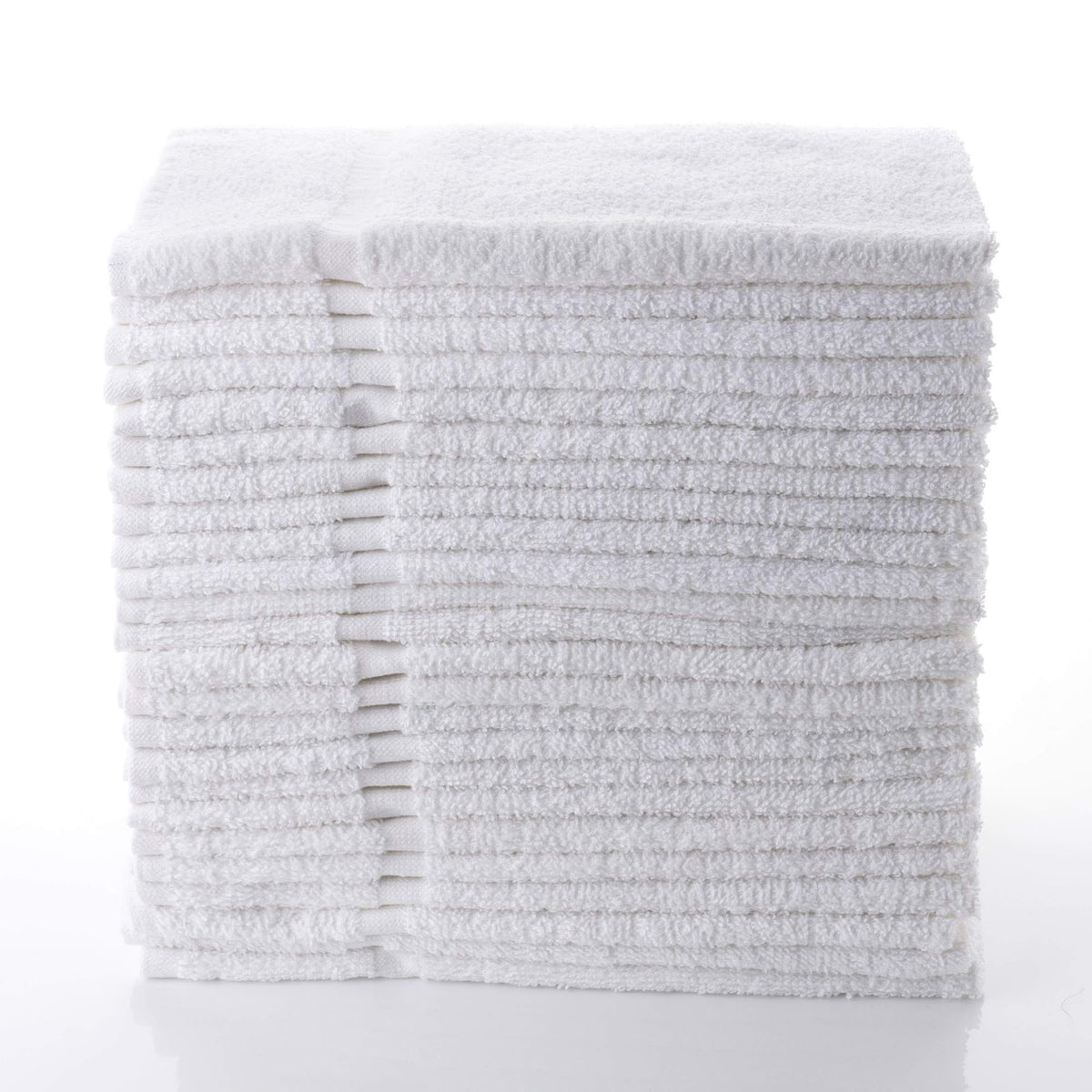 SIMPLI-MAGIC cotton hand towels 16x27 in white, plush and absorbent for home use