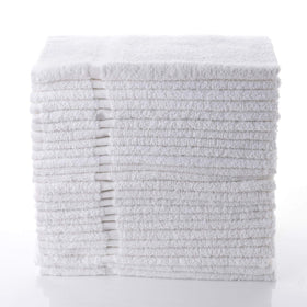 SIMPLI-MAGIC cotton hand towels 16x27 in white, plush and absorbent for home use