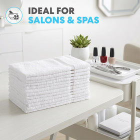 SIMPLI-MAGIC 16x27 towels ideal for salons, gyms, and high-traffic areas