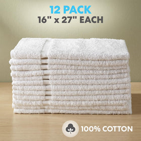 SIMPLI-MAGIC white towels coordinate with any decor and stay looking clean