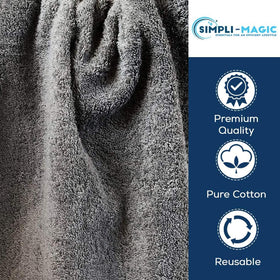Simpli-Magic cotton hand towels stacked in drawer for everyday use.